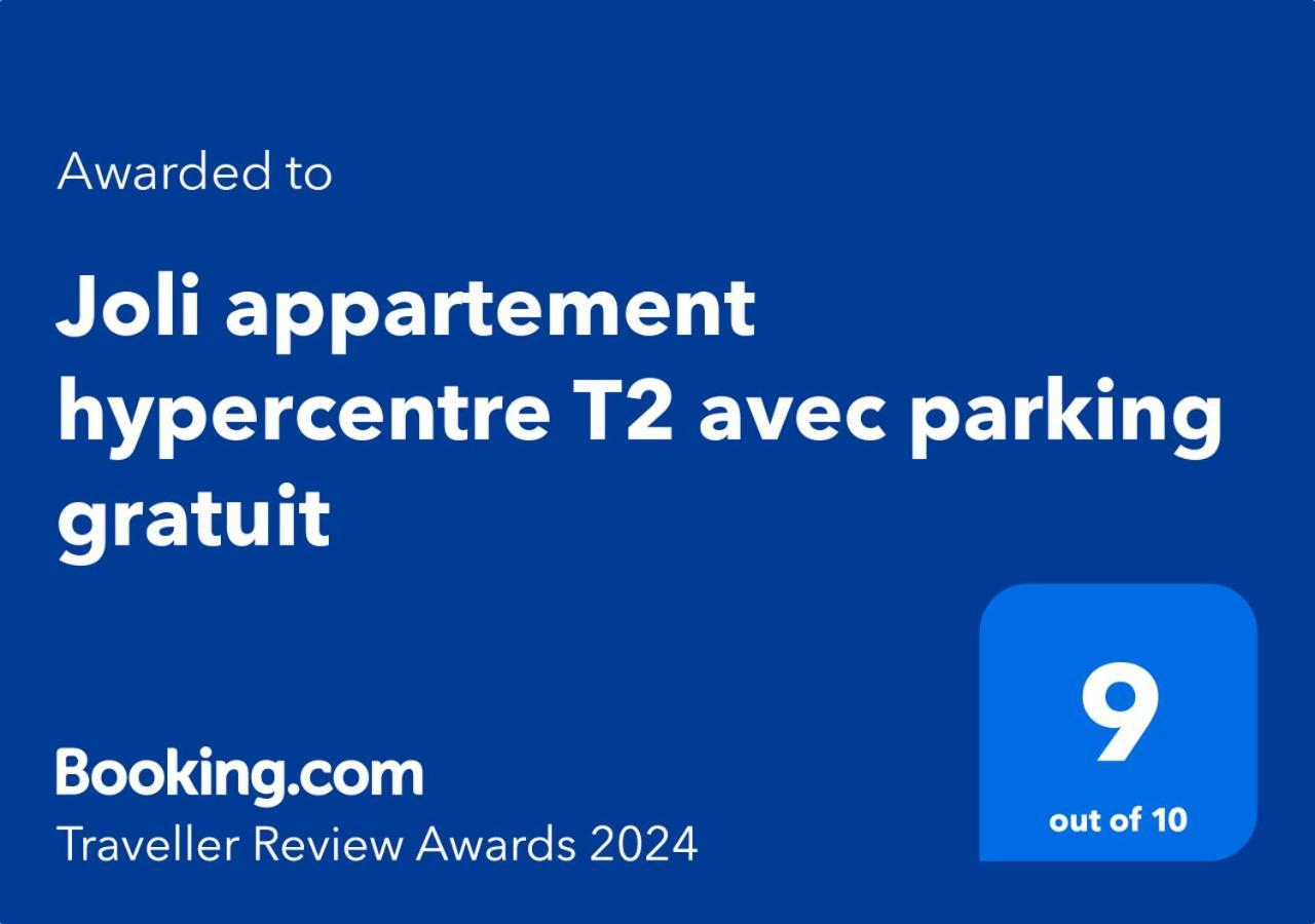 Joli Appartement Hypercentre T2, Classe Meuble De Tourisme 3 Avec Parking Gratuit Beziers Exterior photo